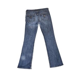 Vtg y2k Hudson signature midrise button flap pocket boot cut flare jeans READ